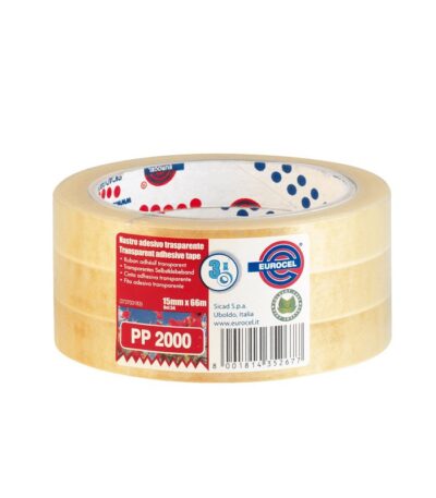 Transparante Eurocel plakband 15mmx66m #001122170-412170