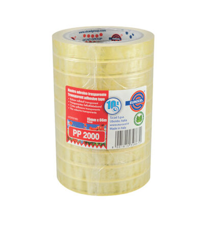 Transparante Eurocel plakband 15mmx66m #001122170-0