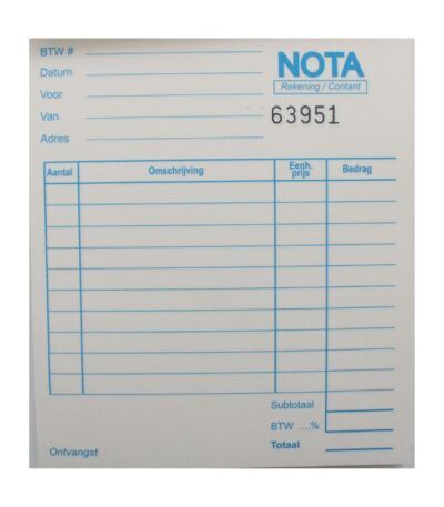 Progress A6 carbonloos notaboek 2-voud staand 50 sets A6-529270