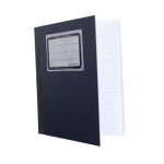 Gelinieerd ingebonden schrift harde kaft Med. Callliër #Prg-529304