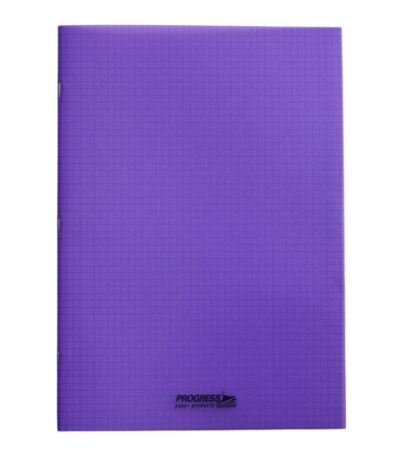 A4 Geruit schrift m. plastic kaft 72blz Geruit schoolschrift-529312