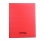 SCHRIFT MET PLASTIC KAFT DUBBEL GELINIEERD A5 72BLZ "PROGRES-529349