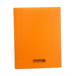 SCHRIFT MET PLASTIC KAFT DUBBEL GELINIEERD A5 72BLZ "PROGRES-529351