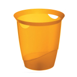 Durable Plastic Prullenbak 16L|Oranje #1701710009-416356