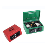 Rode mobiele kluis met dial lock 270x192x116mm kluizen-414763