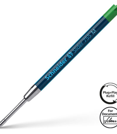 Inktvulling Schneider Slider 755 M|Groen #175604-0