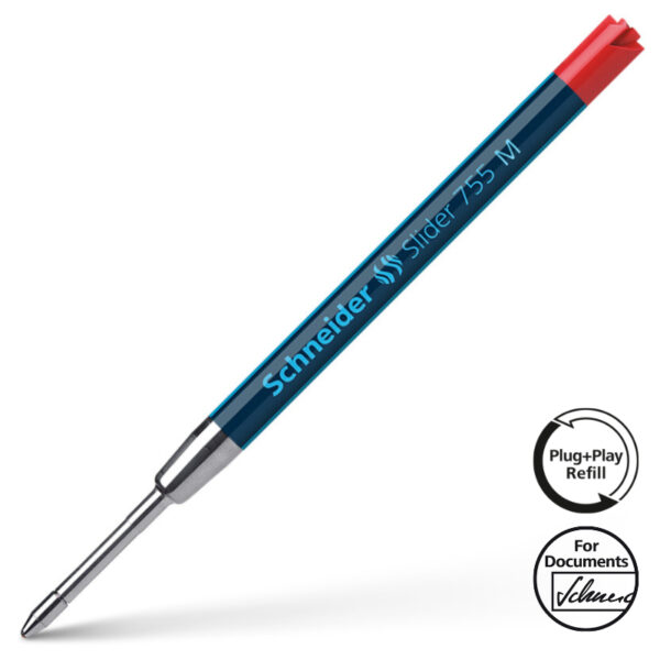 Inktvulling Schneider Slider 755 M|Rood #175602-0