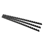 Plastic witte inbindringen 12mm| 95vellen 100x Binding Combs-529759