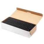 Plastic witte inbindringen 12mm| 95vellen 100x Binding Combs-529760