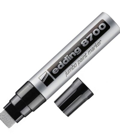 Edding 8700 Jumbo Paintmarker Chisel - Zilver-0