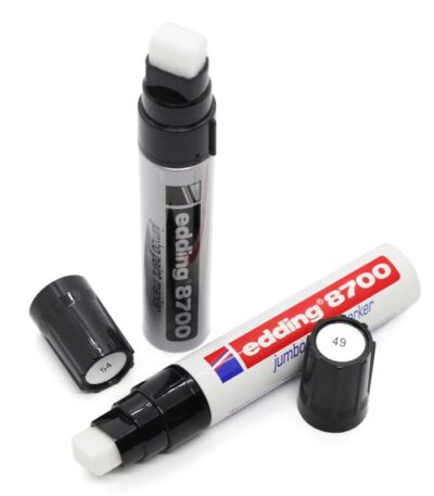 Edding 8700 Jumbo Paintmarker Chisel - Zilver-488000