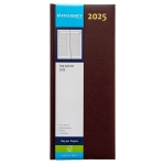 Kantooragenda Lang | Smal | Bordeaux | 1dag / pagina 8347300-486851