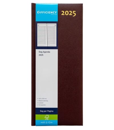 Kantooragenda Lang | Smal | Bordeaux | 1dag / pagina 8347300-486851