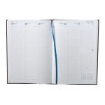 A4 Kantooragenda | Bordeaux | 1 week / 2 pagina's 14 maanden-529794