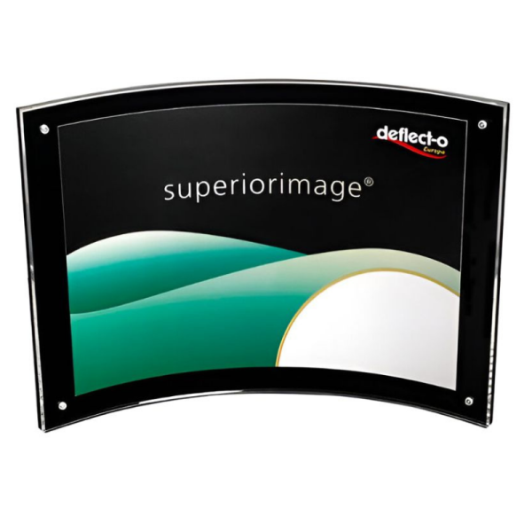 Folderhouder in U-curve met zwarte frame Deflecto 680575-0