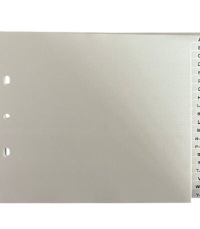 Grijze Tabbladen PP A-Z A5 Sumer 12-0