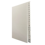 Grijze Tabbladen PP A-Z A5 Sumer 12-529445