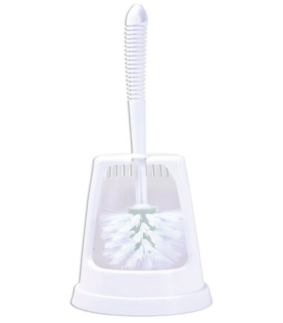 Deluxe toiletborstel met houder-0