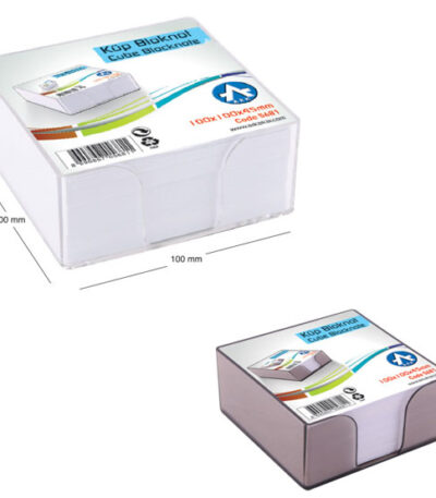 Memobak - memohouder incl. papier 100x100x45mm Sumer 5681-0