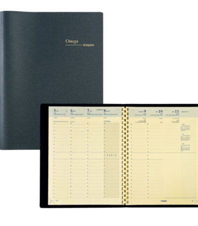 Brepols kantooragenda Omega Genova 1week/2pag A4 agenda-0