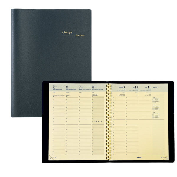 Brepols kantooragenda Omega Genova 1week/2pag A4 agenda-0