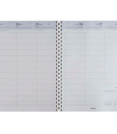 Brepols kantooragenda Omega Ferrara 1week/2pag A4 agenda-127752