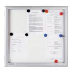 Legamaster Magn. Waterdichte Buitenvitrine|94x98.9cm #630645-0