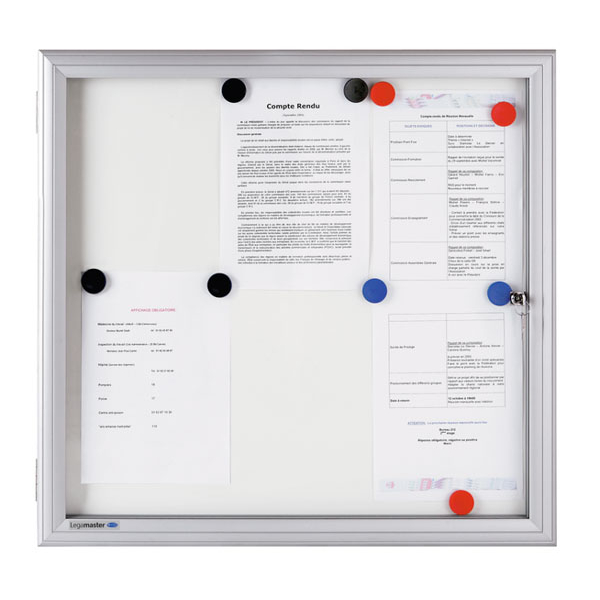 Legamaster Magn. Waterdichte Buitenvitrine|94x98.9cm #630645-0