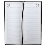 Kantooragenda Lang | Smal | Blauw | 1dag per pagina 83478000-529792