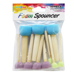 Spons Schilderkwast - foam - 10stuks kwasten schilderen-357664