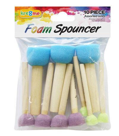 Spons Schilderkwast - foam - 10stuks kwasten schilderen-357664