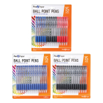 Pennen Ballpoint 15 Stuks - Blauw, Zwart, Rood - UB#SE0056-360221