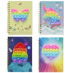 A5 Notebooks met Fidget Pop-it Notitieboeken-357077