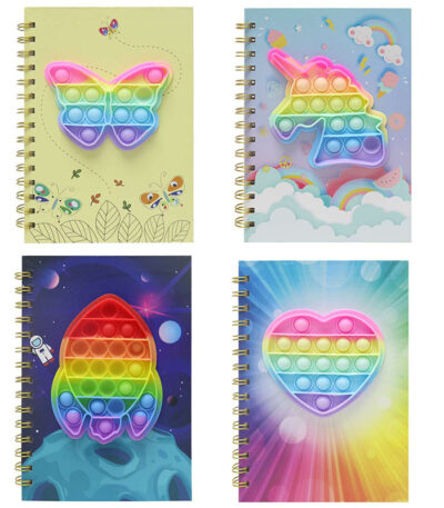 A5 Notebooks met Fidget Pop-it Notitieboeken-357077