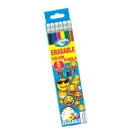 Emojidex Uitgumbare kleurpotloden Set/6 Uitveegbare Kleuren-400967