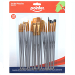 Penselenset - 18 Penselen-Acryl-, water- en olieverf - Kwast-517918