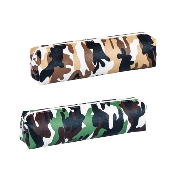 Etui - Dino 2 kleuren - Camouflage 21 x 5,5 x 4 cm Pennenzak-0