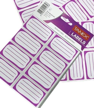 SCHOOLETIKET PAARS 64X35MM TANEX# BRD 7007-0