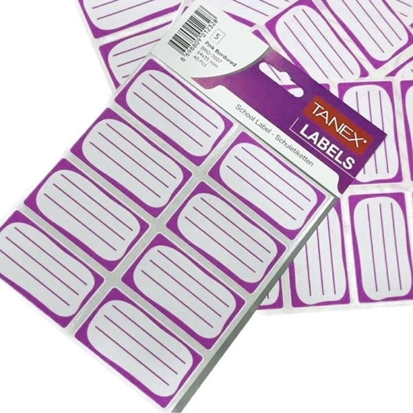 SCHOOLETIKET PAARS 64X35MM TANEX# BRD 7007-0