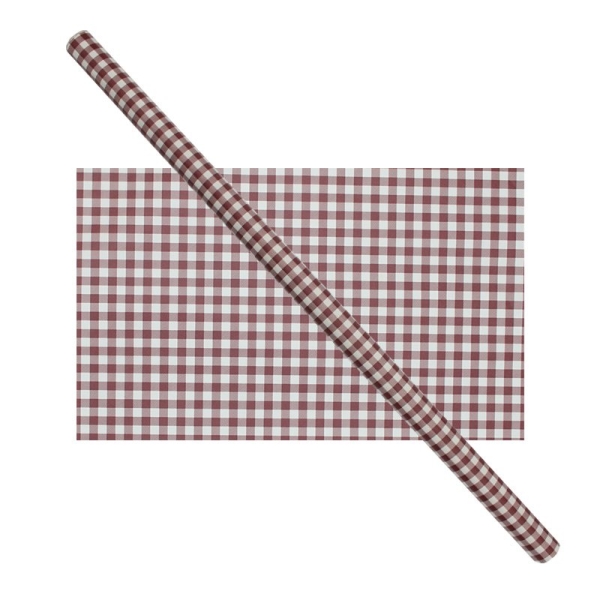 Cadeaupapier 76X250CM bordeaux/rood/wit 50G kerstpapier-0