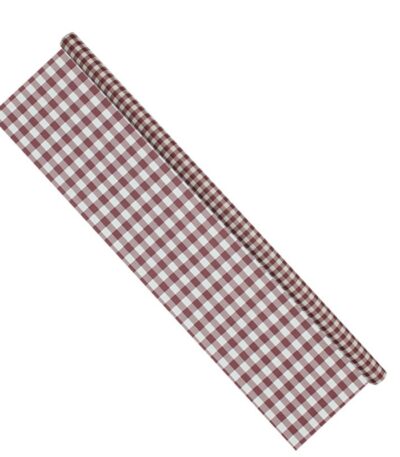 Cadeaupapier 76X250CM bordeaux/rood/wit 50G kerstpapier-414329