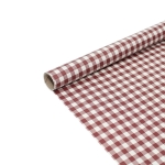 Cadeaupapier 76X250CM bordeaux/rood/wit 50G kerstpapier-414330