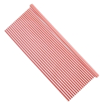 Cadeaupapier 76X250CM rood/wit gestreept 50G kerstpapier-529714