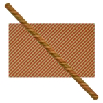 Cadeaupapier 76X250CM rood / groen gestreept 50g kerstpapier-0