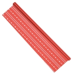 Cadeaupapier 76X250CM reindeer / sneeuvlok rood 50G kerst-529665