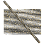 Cadeaupapier 76X250CM zwart/wit/goud 50G kerstpapier-0