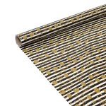 Cadeaupapier 76X250CM zwart/wit/goud 50G kerstpapier-529660