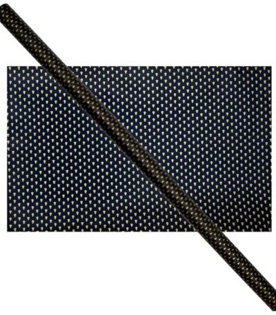 Cadeaupapier 76X250CM zwart/goud - kerstboom 50G kerstpapier-0