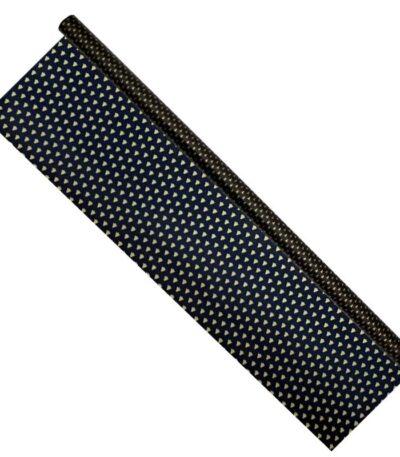 Cadeaupapier 76X250CM zwart/goud - kerstboom 50G kerstpapier-529653