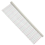 Cadeaupapier 76X250CM wit - kerstlichtjes 50G Kerstpapier-529650